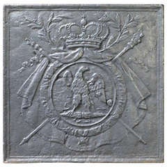 19th Century Eagle, Crest of Napoleon Bonaparte Fireback