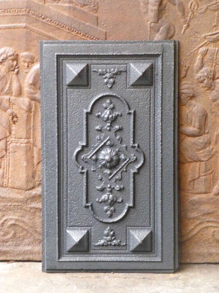 Late 19th/Early 20th Century Art Nouveau Stove Plate