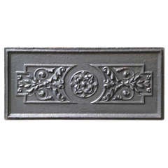 Antique Late 19th/Early 20th Century Art Nouveau Stove Plate