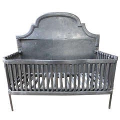 Antique 19th c. Wrought Iron Fire Grate