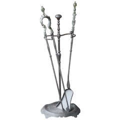 19th Century French Fire Tool Set - Fire Iron Set