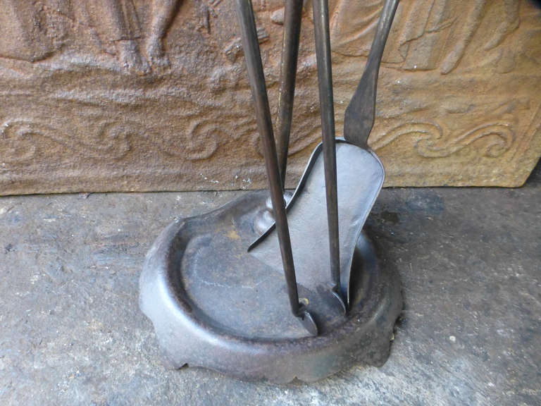 19th Century French Fire Tool Set - Fire Iron Set 4