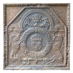 Arms of France Fireback with the date 1600
