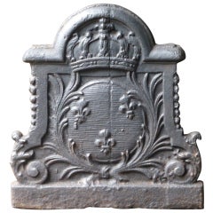17th c. Arms Of France Fireback