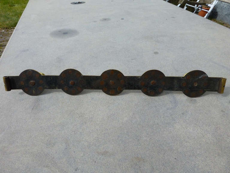 18th Century and Earlier 18th c. Wall Rack for Fire Tools