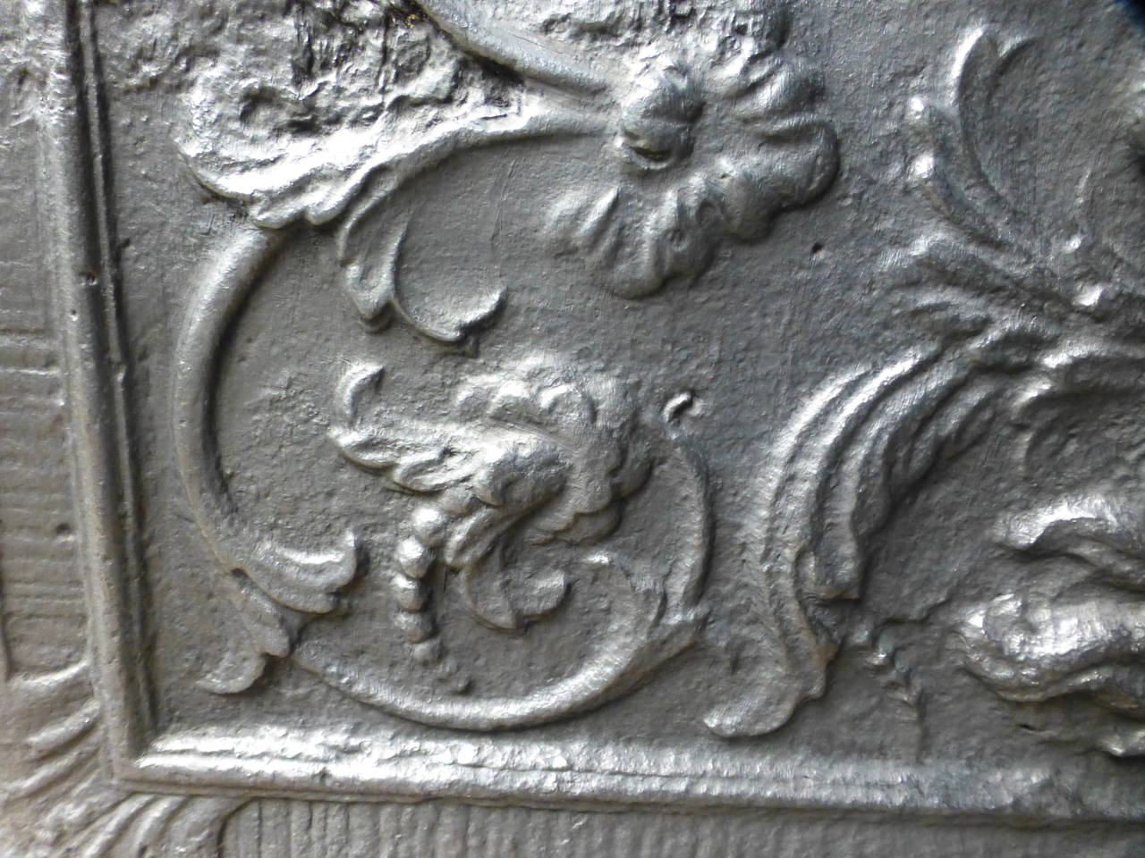 Iron 18th Century Phoenix Fireback