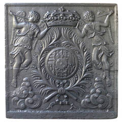 18th Century Arms of Lorraine Fireback