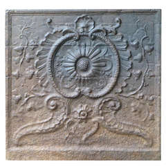 18th Century Decoration Fireback