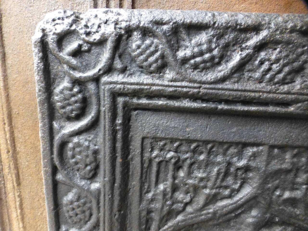 Cast Early 16th Century Gothic Fireback