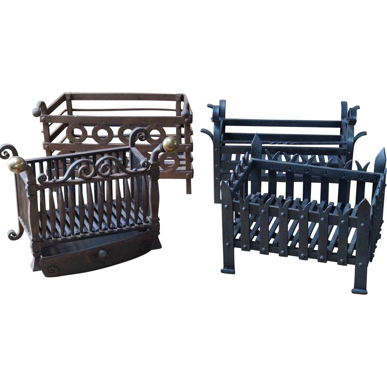 Antique Fireplace Grates, Fire Grates

We have a unique and specialized collection of antique and used fireplace accessories consisting of more than 1000 listings at 1stdibs. Amongst others we always have 500+ firebacks, 400+ pairs of andirons and