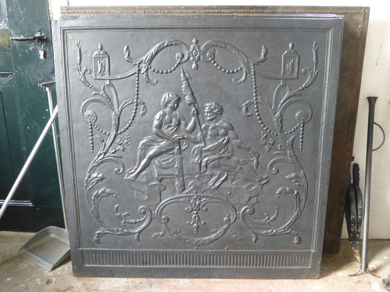 18th/19th Century Hercules and Omphale Fireback