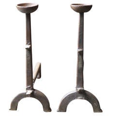 Antique 18/19th c. French Andirons