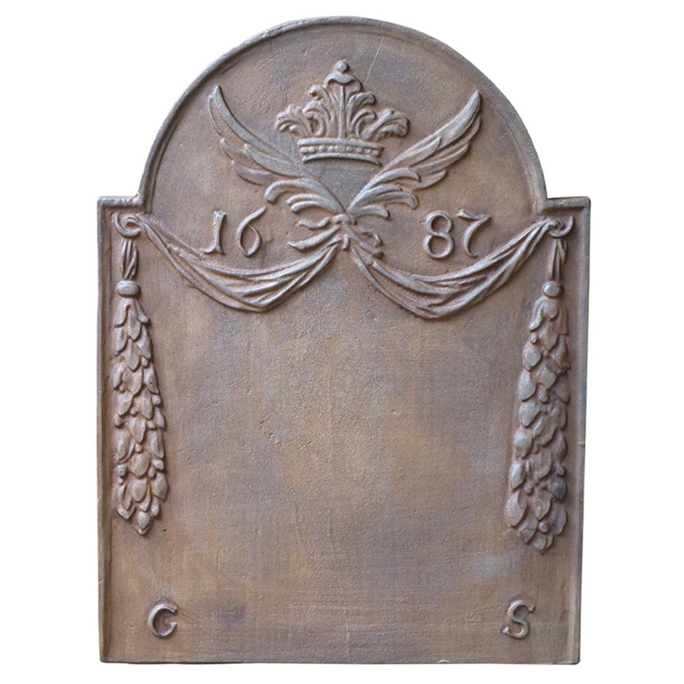 20th Century Fireback, Dated 1687