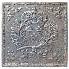 17th/18th Century Arms of France Fireback