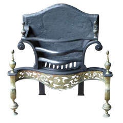 19th c. English Fireplace Grate, Fire Grate 9