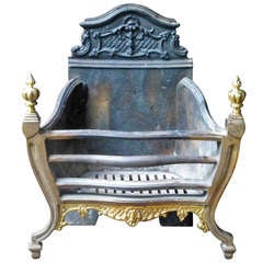 20th C. Rococo Style Fire Grate