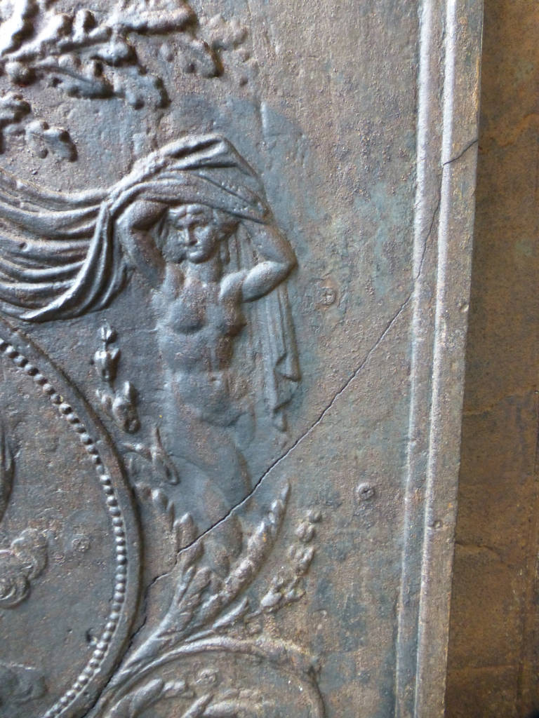 18th Century Venus Fireback In Distressed Condition In Amerongen, NL