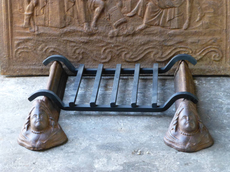 Iron 18th Century French Andirons - Firedogs For Sale