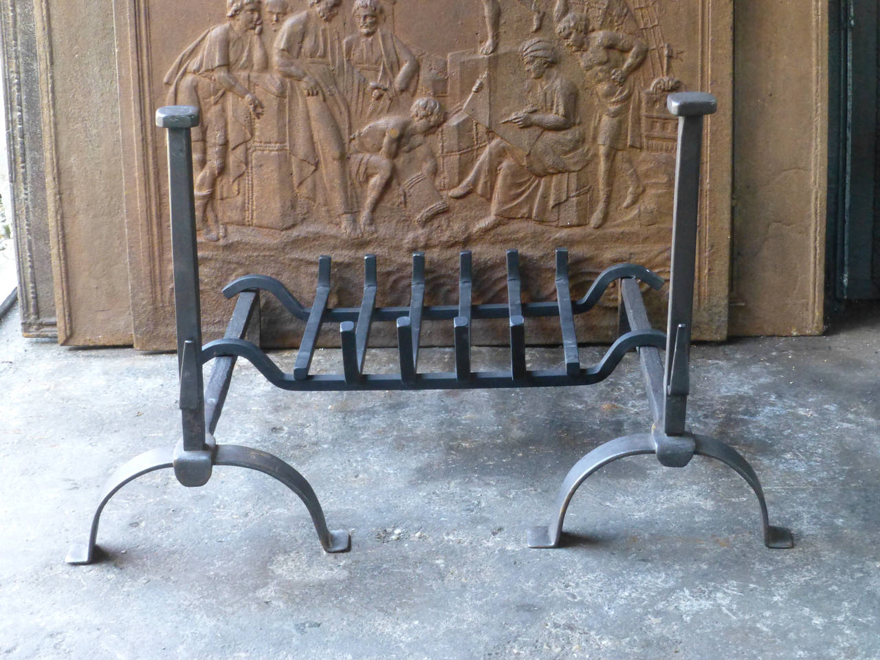 19th Century French Andirons, Firedogs 3
