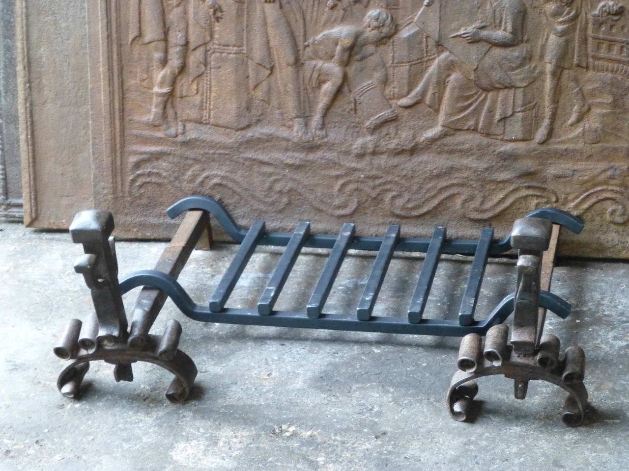 18th Century French Andirons, Firedogs 2
