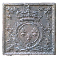 17th - 18th Century Arms of France Fireback