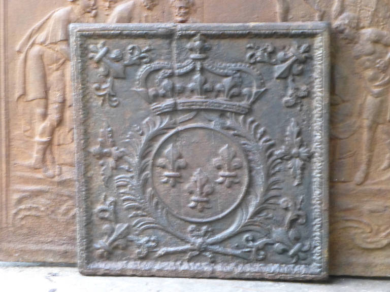 17th - 18th Century Arms of France Fireback