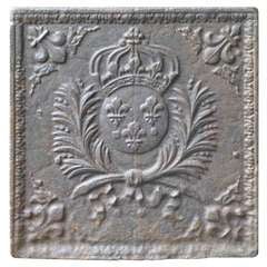 17th C. Arms Of France Fireback
