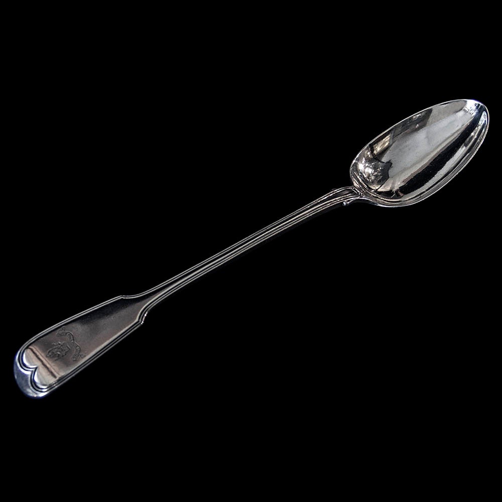 Antique English Sterling Silver Basting Spoon
