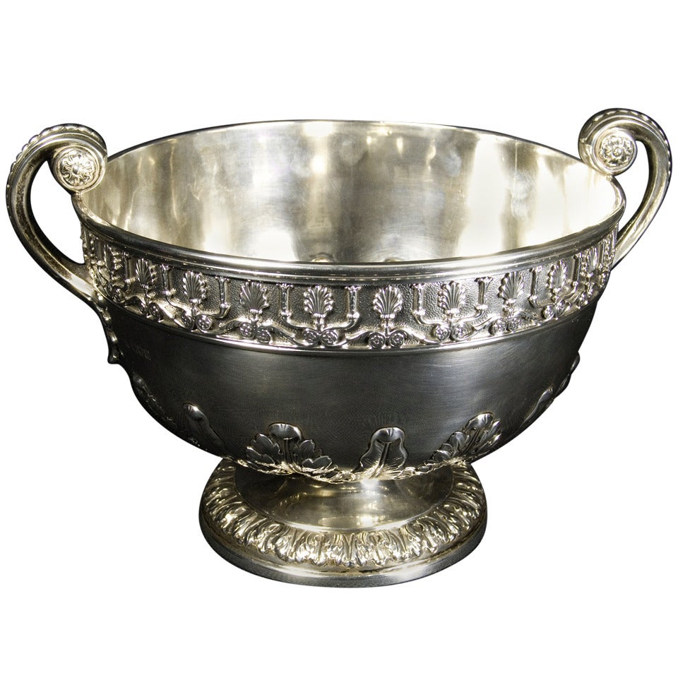 English Silver Bowl For Sale