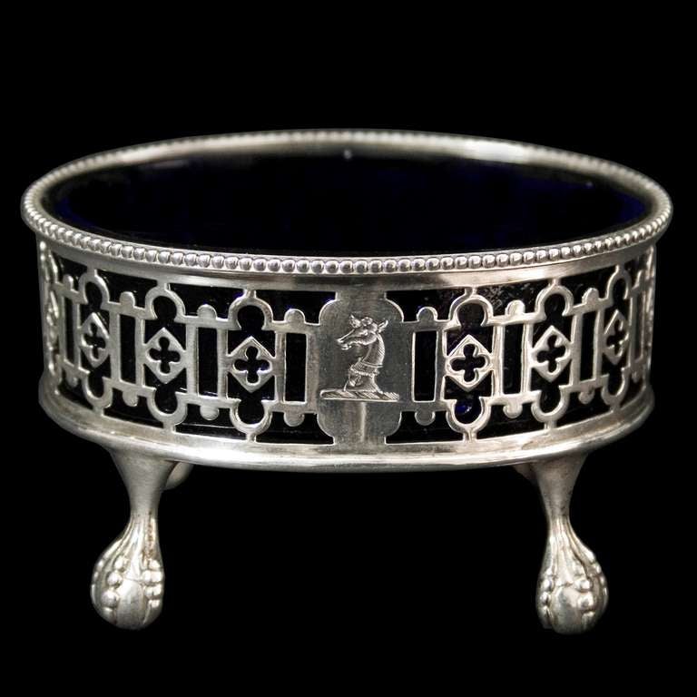 Antique Silver Salt Cellars