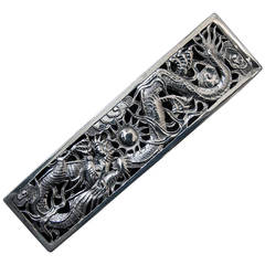 Antique Chinese Export Silver Pot Pourri