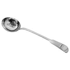 Antique English Silver Soup Ladle
