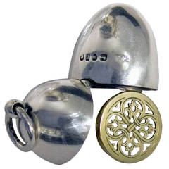 English Antique Silver Vinaigrette