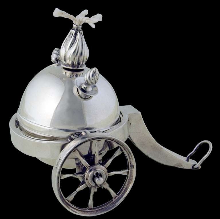 Antique Silver Table Lighter