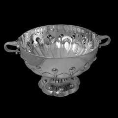 English Silver Antique Art Nouveau Bowl