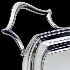 Antique Silver Two Handled Tray by Edward Barnard, London, 1910