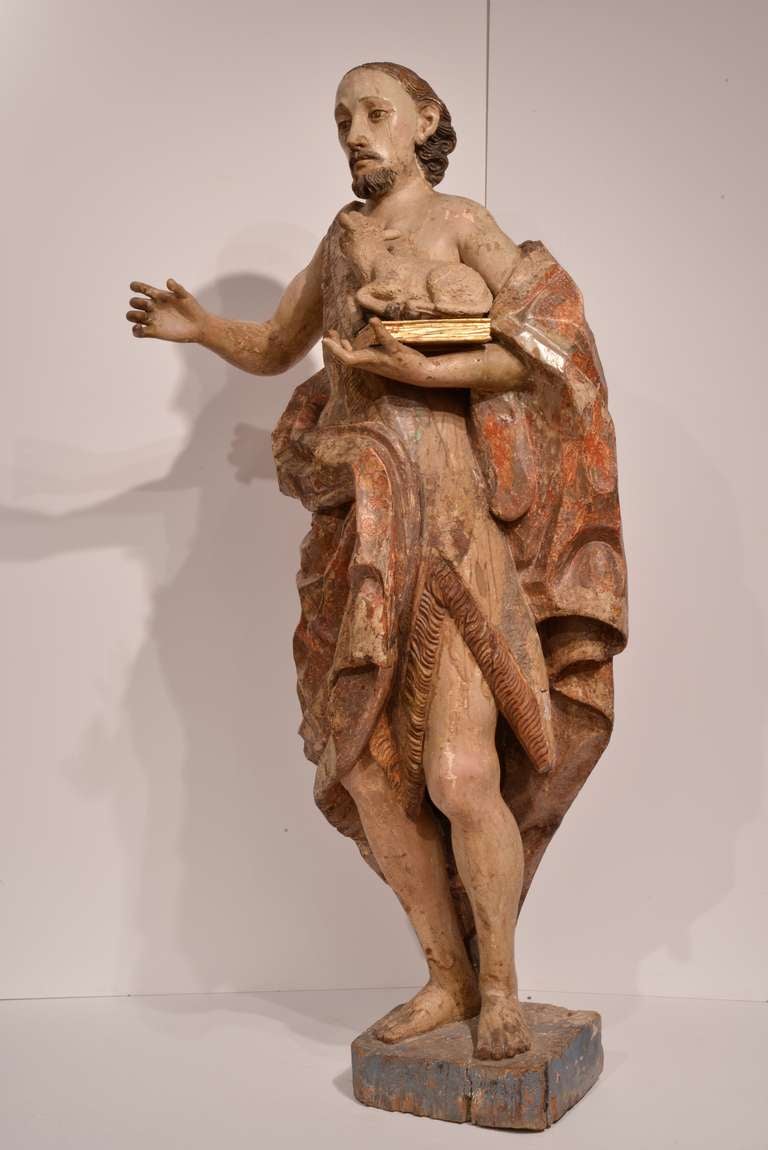 Unknown Life-size Sculpture of St. John the Baptist