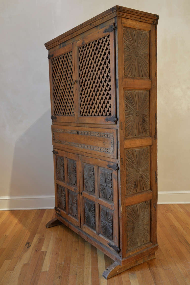 18th Century and Earlier Mexican Fresquera Cabinet