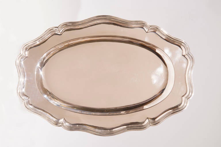 Spanish Colonial Silver Platter For Sale at 1stDibs