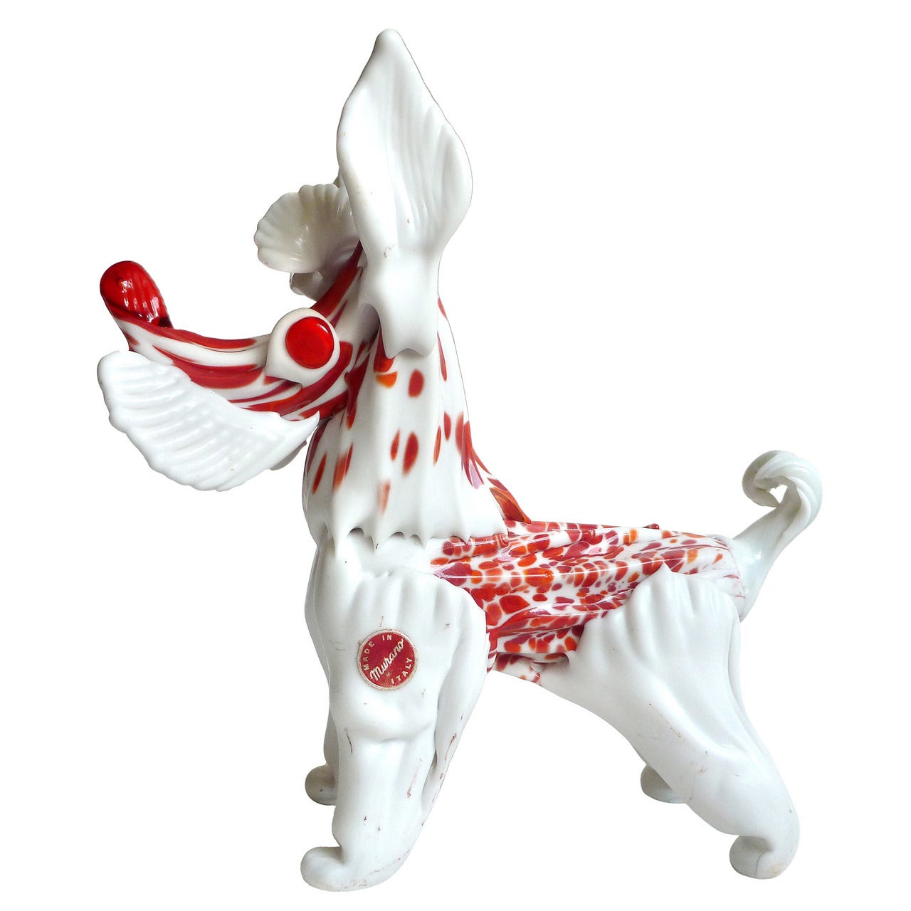 Reserved for Michele - Murano Dog Art Glass Sculpture