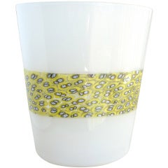 Riccardo Licata for Venini Murano Doppio Incalmo Murrine Italian Art Glass Vase 10