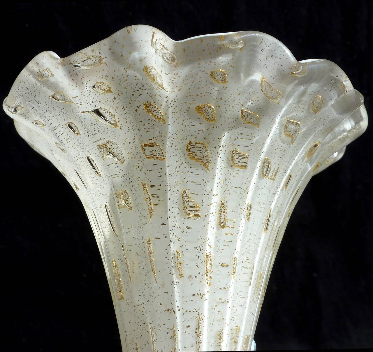 glass fish vase