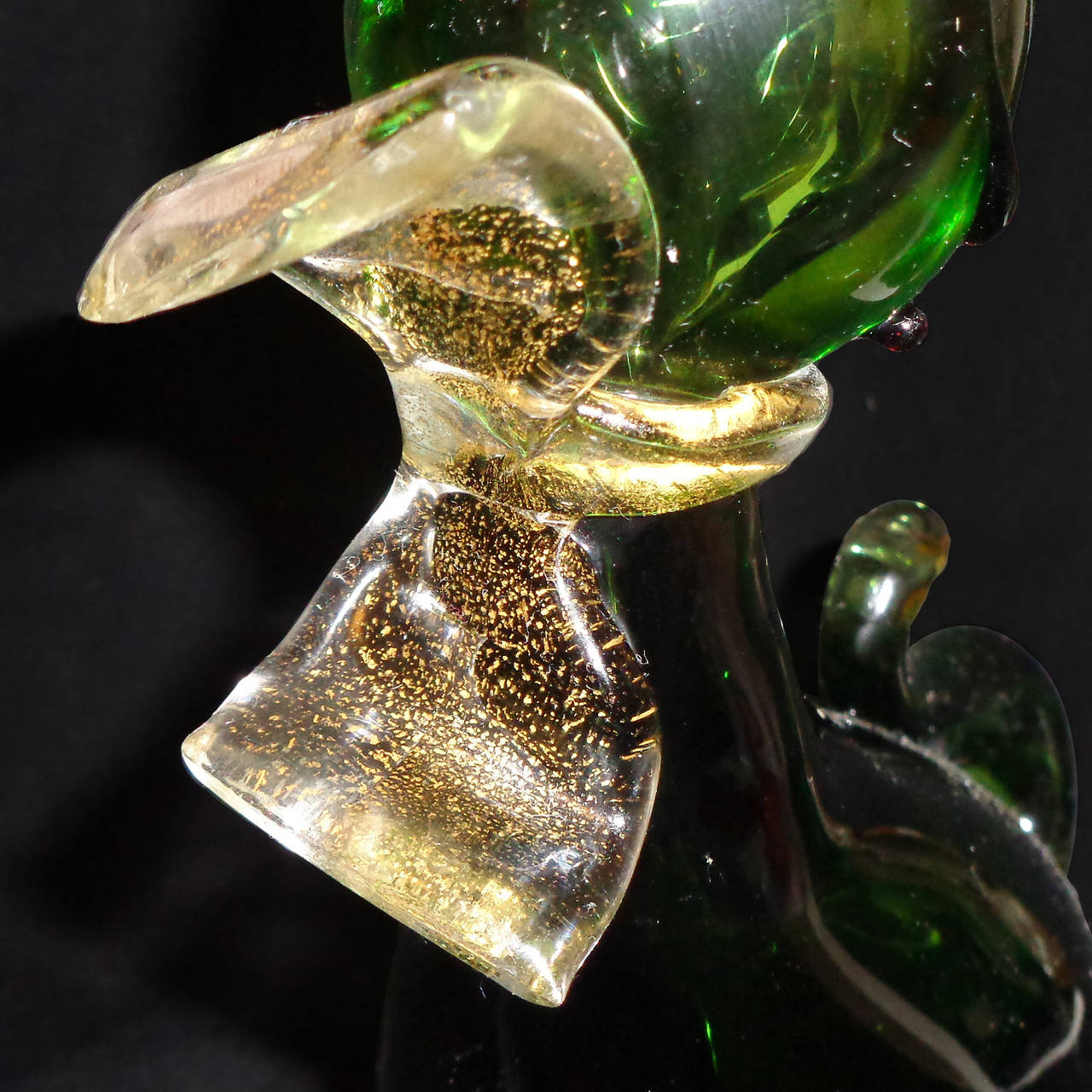 vintage glass cat figurines