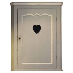 Victorian Painted Corner Wall Cabinet