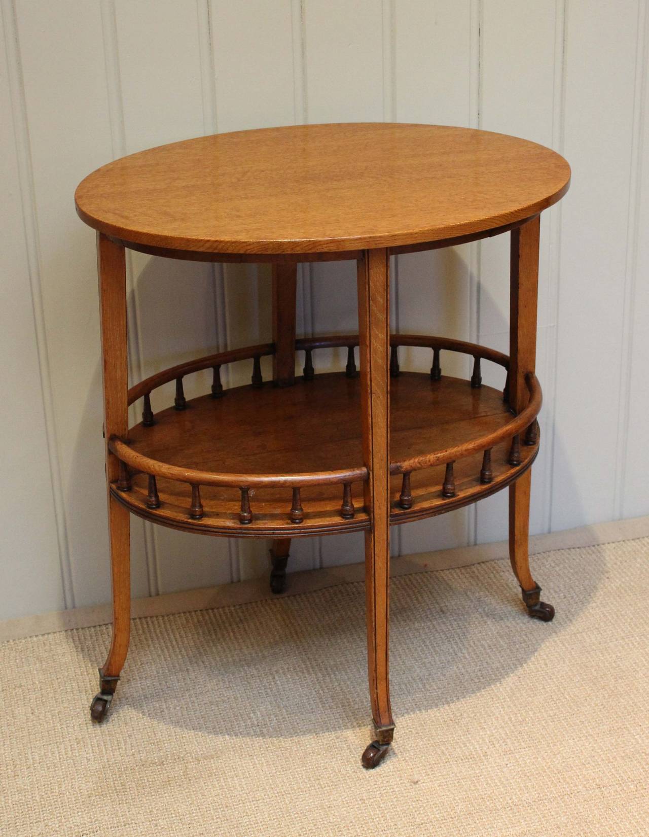 Oak Two Tier Occasional Table