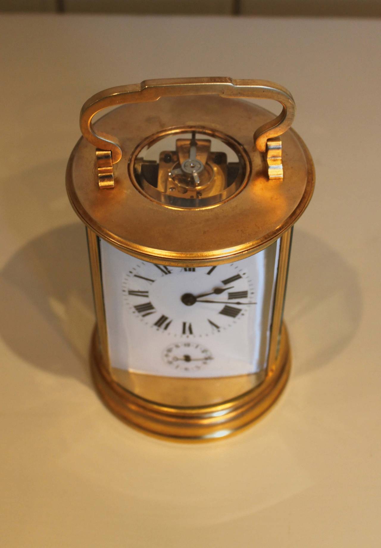 Unusual Circular Carriage Clock 2