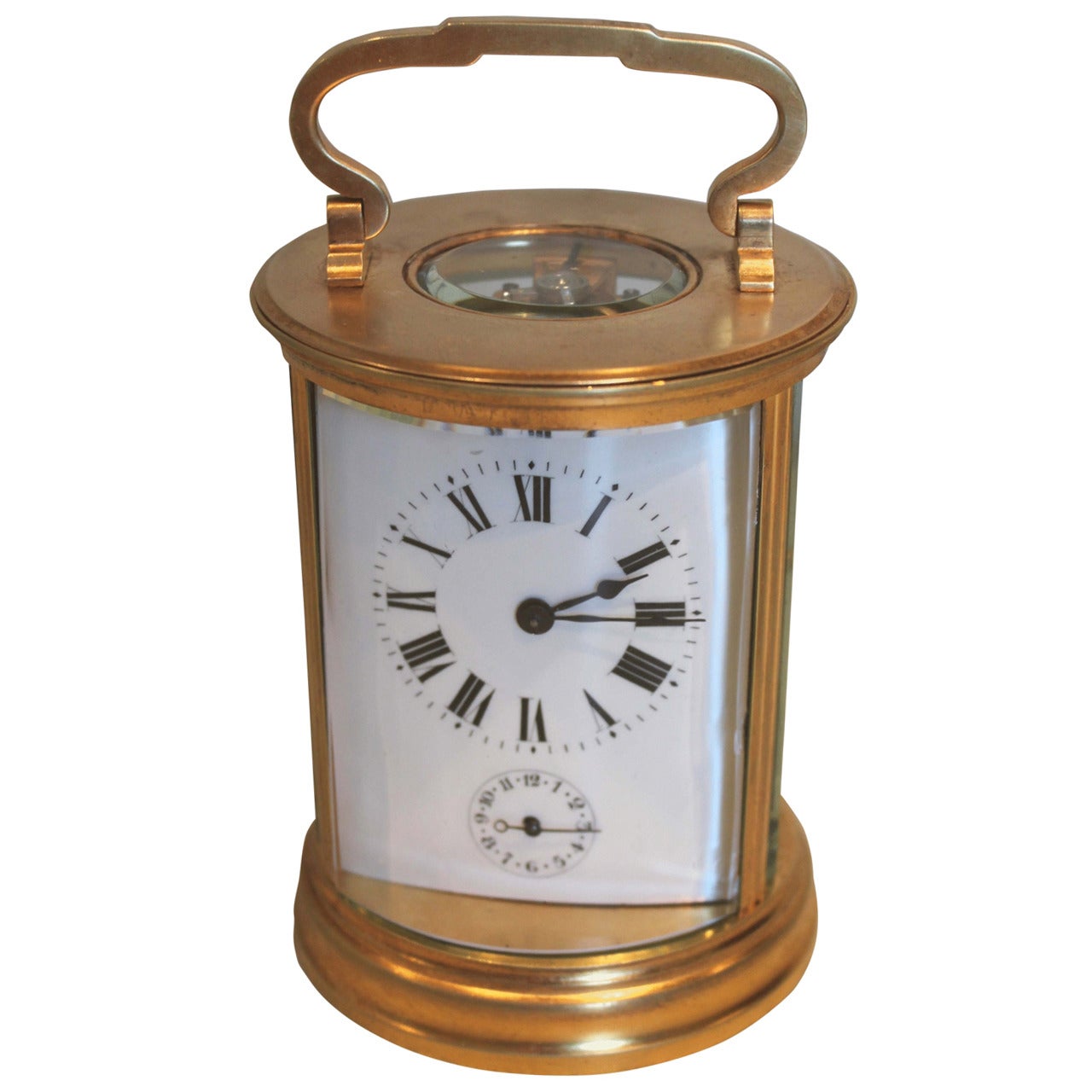 Unusual Circular Carriage Clock