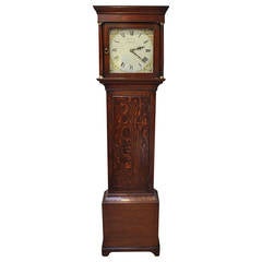 Sussex Made Solid Oak Cottage Longcase Clock