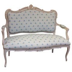 French Painted Settee