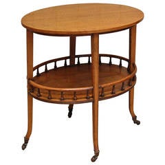 Oak Two Tier Occasional Table